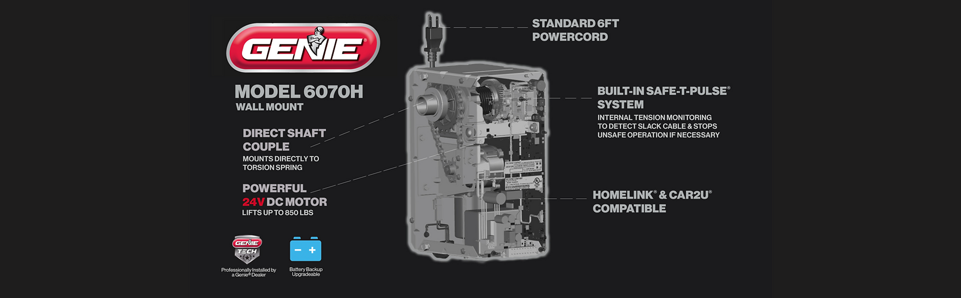 Model 6070H Specs Wall Mount Direct Shaft Couple 24v DC Motor