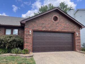 new garage door installed
